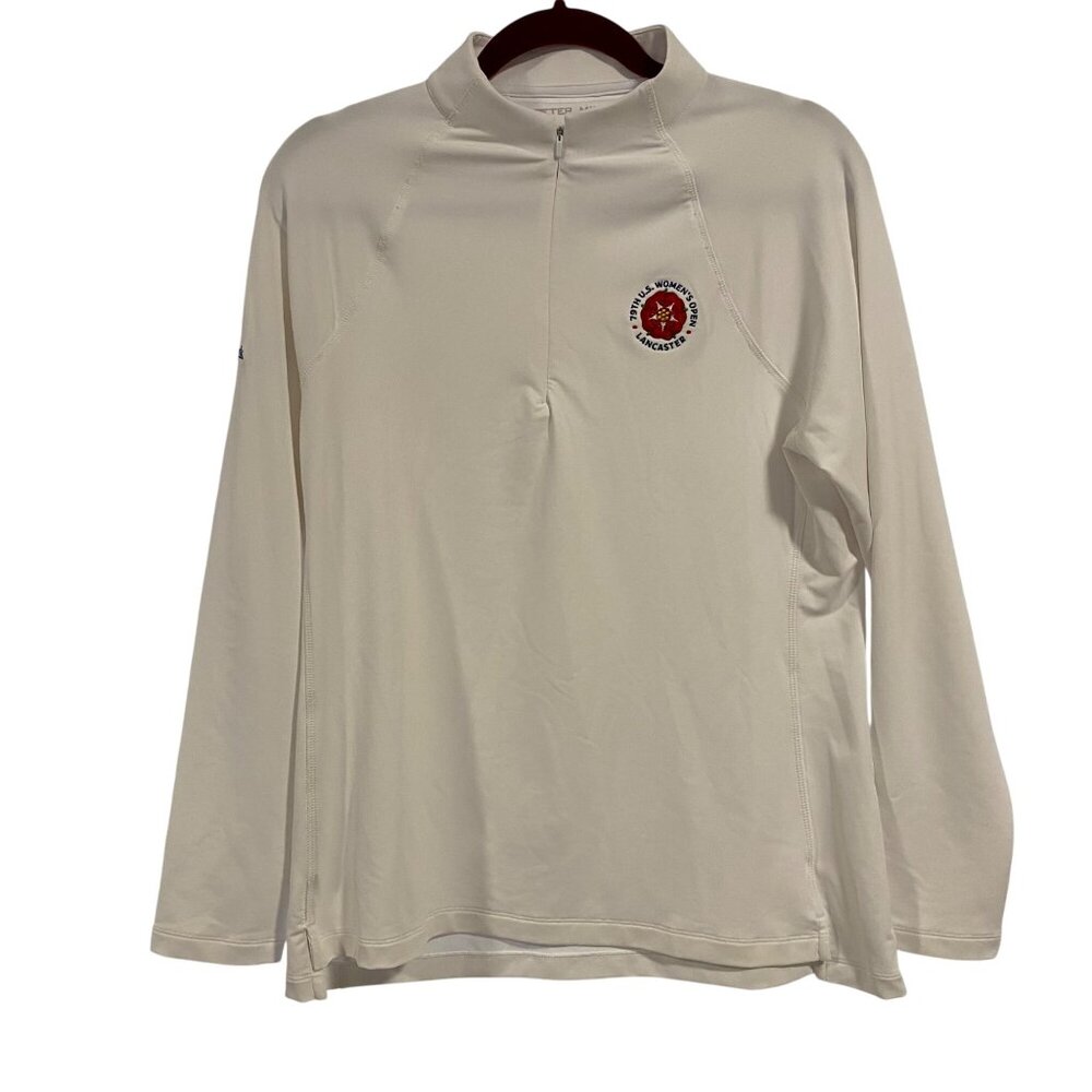 Peter Millar 79th U.S. Women's Open Lancaster 1/4 Zip Long Sleeve Pullover Lg‎